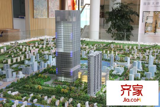 大虹桥国际沙盘图实景(2015.5)