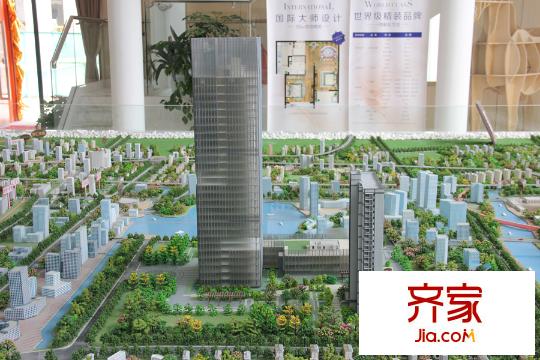 大虹桥国际沙盘图实景(2015.5)