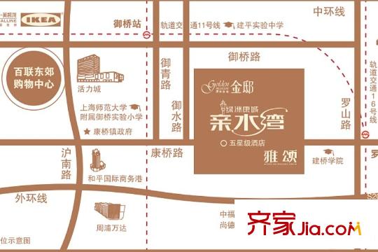 綠洲康城親水灣雅頌區(qū)位圖