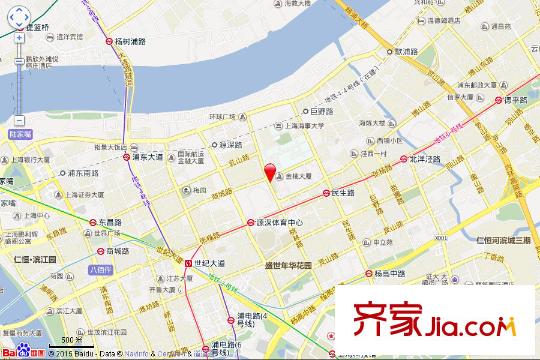 地產尚海酈景交通圖