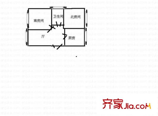 龍源星城 6室 戶型圖