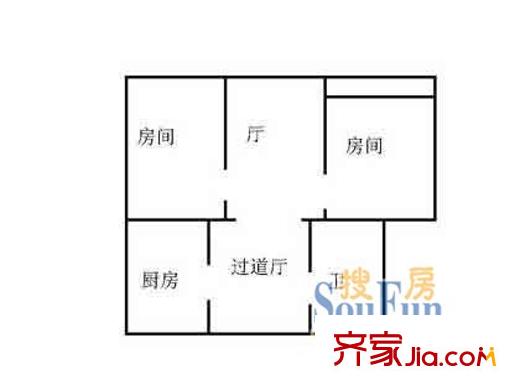 上海 濰坊七村 戶型圖