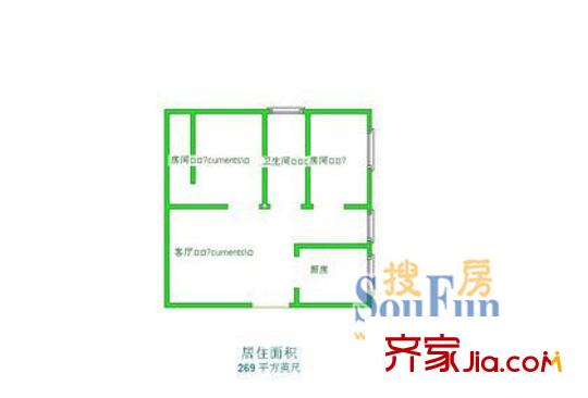 上海 羅繡公寓 戶型圖