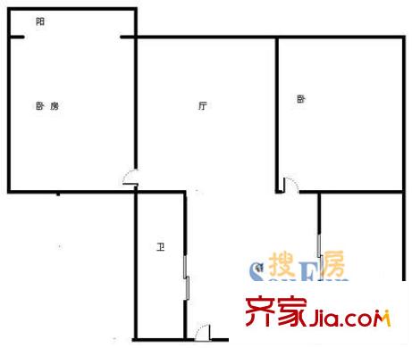 上海 羅繡公寓 戶(hù)型圖