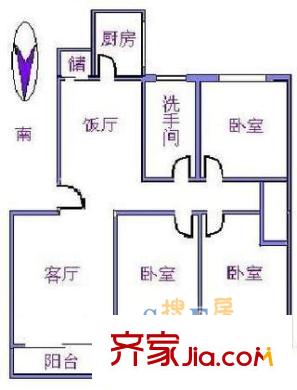 上海 虹桥怡景苑 户型图