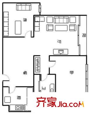 上海 虹康景博苑 户型图