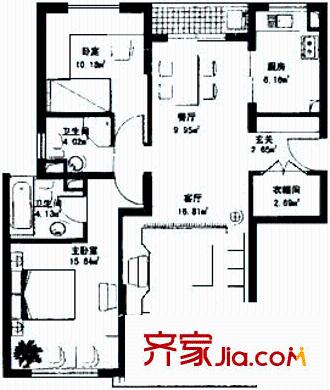 上海 宜仕怡家 户型图