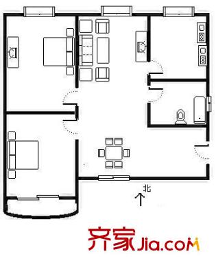 上海 锦灏佳园 户型图
