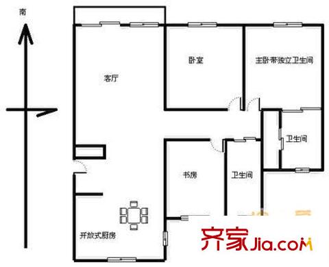 上海 北虹公寓 户型图