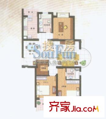 上海 黄浦华庭 户型图