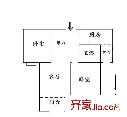 淮海花园 4室 户型图