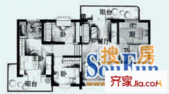 上海 强生花苑 户型图
