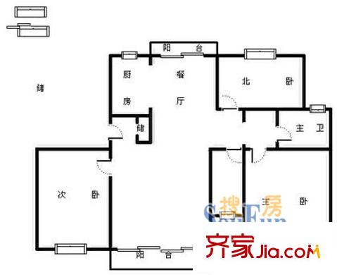 上海 湯臣豪園公寓 戶型圖