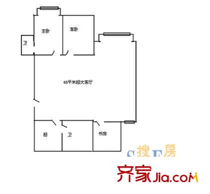 双城路2弄小区户型图上海 双城路2弄 户型图 3室1厅2卫1厨