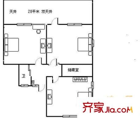 上海 羅山怡景苑 戶型圖