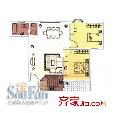 上海 綠茵苑 戶型圖
