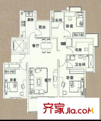 上海 碧云新天地 戶型圖
