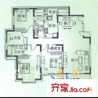 上海 碧云新天地 戶型圖