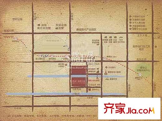 保利金爵公寓交通圖
