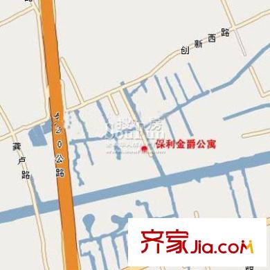 保利金爵公寓交通圖