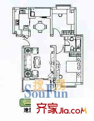 上海 东兰兴城木兰苑 户型图