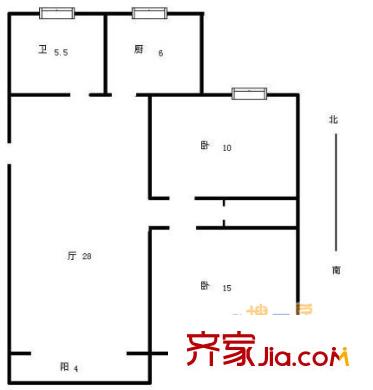 上海 东兰兴城木兰苑 户型图
