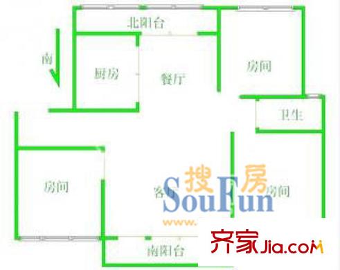 上海 由由新邸 戶型圖
