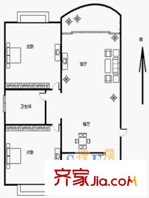 上海 同方錦城一期 戶型圖