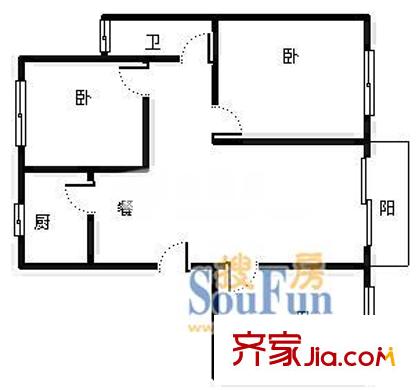 上海 同方錦城一期 戶型圖