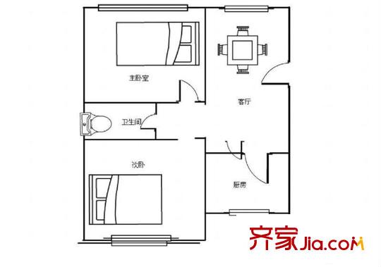 桃林一小區(qū) 0室 戶型圖