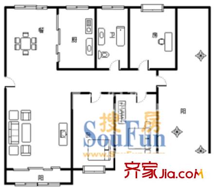 上海 弘揚(yáng)雅苑 戶型圖