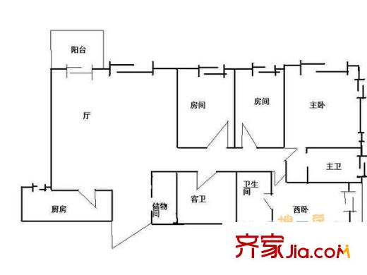 上海 濱江國際（東南華庭） 戶型圖
