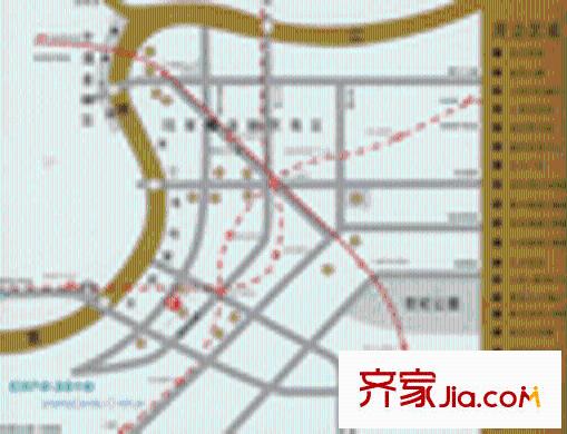 濱江國際交通圖