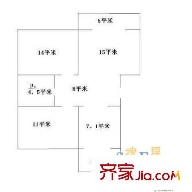 城市經(jīng)典二期銘筑戶型圖城市經(jīng)典二期銘筑 2室 戶型圖 2室2廳1衛(wèi)1廚