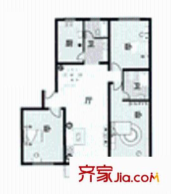 南國(guó)龍?jiān)窇粜蛨D3室2廳2衛(wèi)1廚