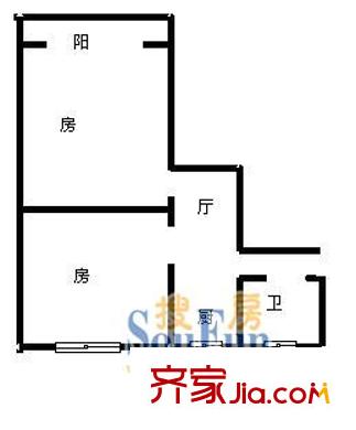 濰坊五村544號南北戶型