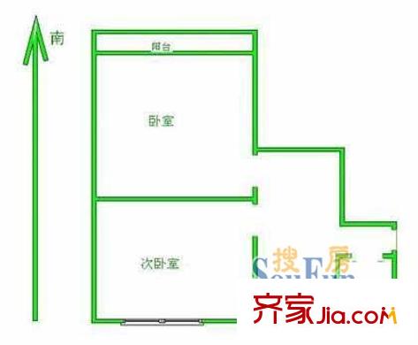 上海 濰坊五村 戶型圖