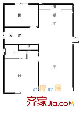 上海 虹桥天都国际 户型图