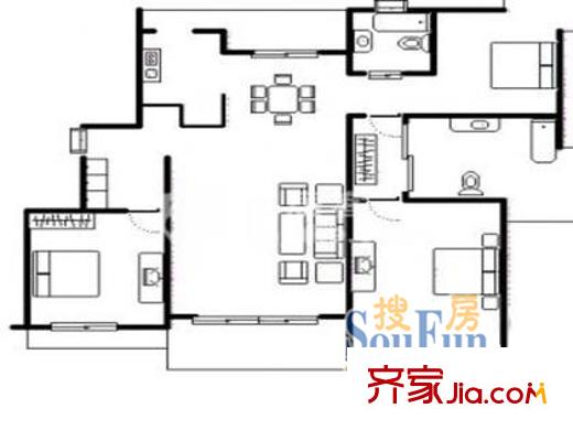 上海 君悦花园 户型图