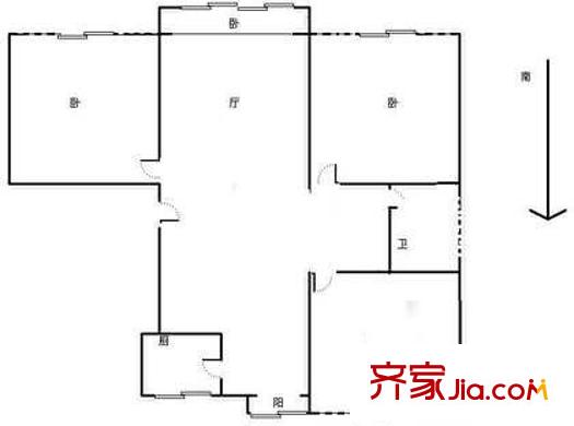 上海 虹桥中洋公寓 户型图