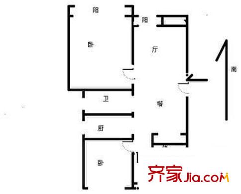 萬(wàn)科金色里程 3室 戶型圖
