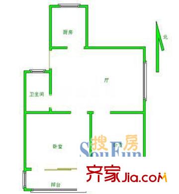 上海 錦華花園 戶型圖