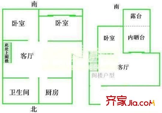 光鴻苑 3室 戶型圖