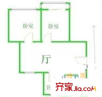 上海 華沙二村 戶(hù)型圖