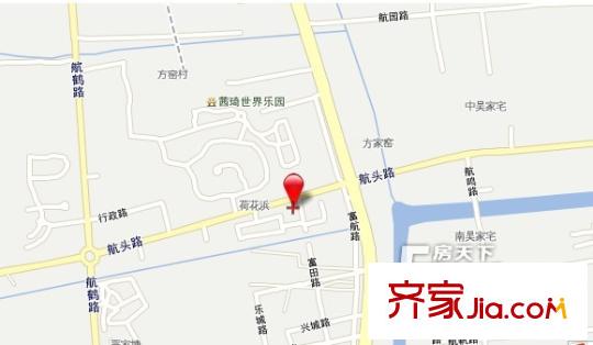 金色航城海鑫苑交通圖