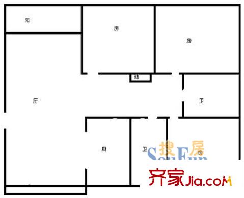 上海 錦華東南苑 戶型圖