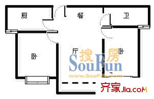 上海 延铁家园 户型图