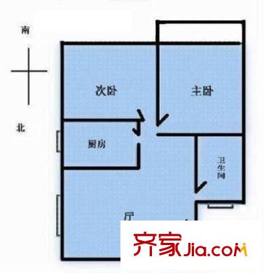 南大路180弄小区户型图南大路180弄 2室 户型图 2室1厅1卫1厨