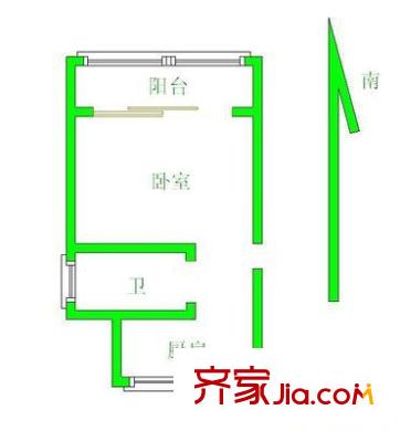 上海 宝钢一村 户型图