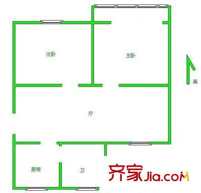 上海 宝钢一村 户型图